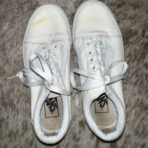 White Vans 6.5 Women’s